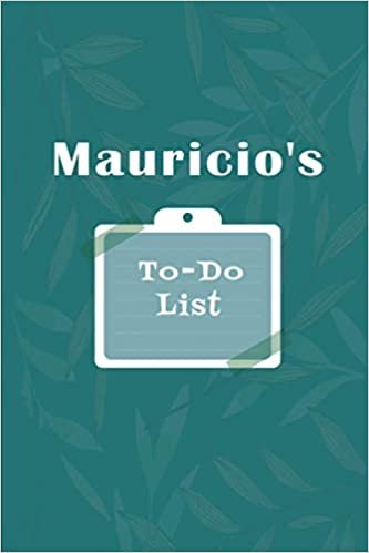 Mauricio's To˗Do list: Checklist Notebook | Daily Planner Undated Time Management Notebook indir