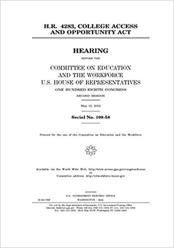 H.R. 4283, College Access and Opportunity Act اقرأ