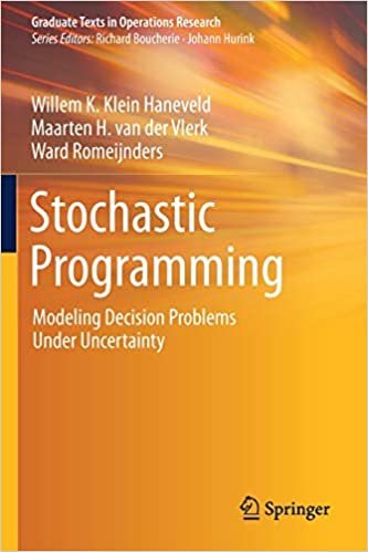 Stochastic Programming: Modeling Decision Problems Under Uncertainty (Graduate Texts in Operations Research)