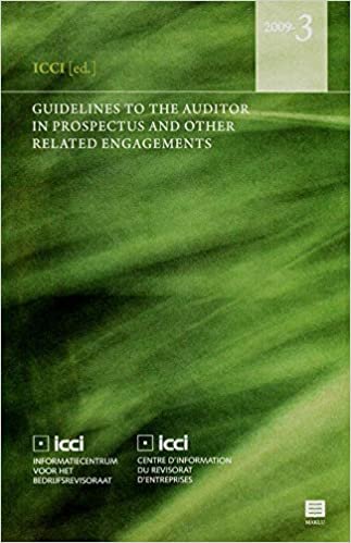 اقرأ إرشادات To The auditor في prospectus و الأخرى ذات الصلة engagements (icci) الكتاب الاليكتروني 