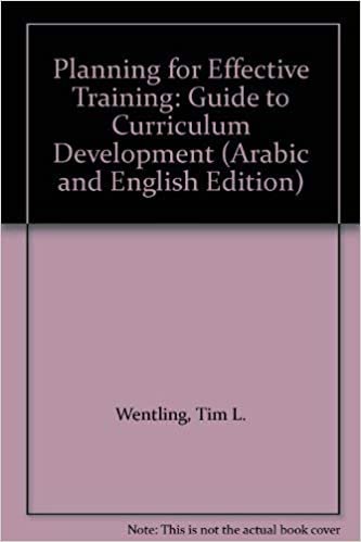 تحميل Planning for effective training: a guide to curriculum development
