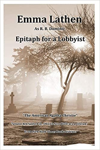 indir Epitaph for a Lobbyist: An Emma Lathen R. B. Dominic Best Seller