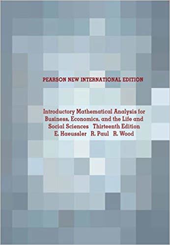 Introductory Mathematical Analysis for Business, Economics, and the Life and Social Sciences: Pearson New International Edition indir