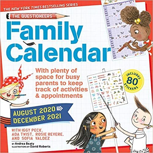 The Questioneers 17-Month 2020-2021 Family Wall Calendar: August 2020-December 2021