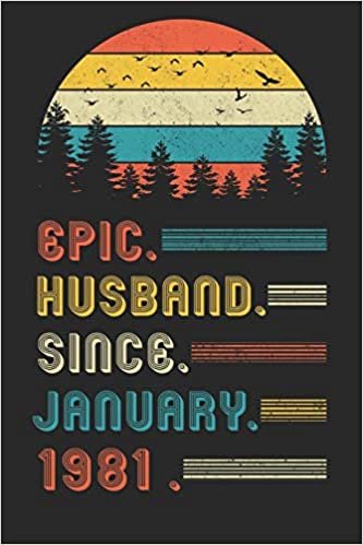 اقرأ Epic Husband Since January 1981: Composition Notebook 39th Wedding Anniversary Gift for Him. الكتاب الاليكتروني 