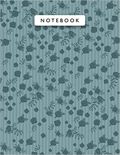 Notebook Ming Color Mini Vintage Rose Flowers Small Lines Patterns Cover Lined Journal: 21.59 x 27.94 cm, Wedding, Monthly, Planning, Journal, 110 Pages, 8.5 x 11 inch, College, A4, Work List