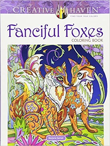 Creative Haven Fanciful Foxes Coloring Book (Creative Haven Coloring Books)
