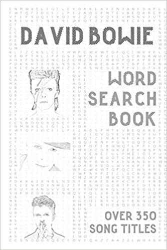 indir David Bowie Word Search Book (over 350 song titles):: Activity Puzzle Book For One and Only Fans