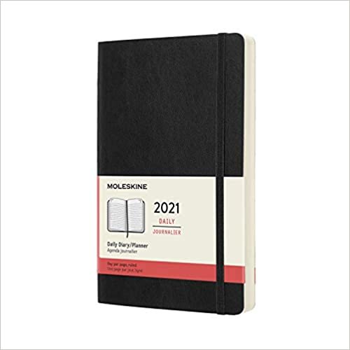 ダウンロード  Moleskine 2021 Daily Planner, 12M, Large, Black, Soft Cover (5 x 8.25) 本