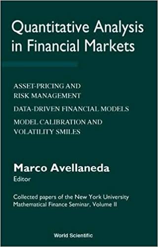 Quantitative Analysis in Financial Markets: Collected Papers of the New York University Mathematical Finance Seminar: v. 2 (Collected Papers of the ... Mathematical Finance Seminar (Hardcover)) indir