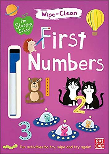 I'm Starting School: First Numbers : Wipe-clean book with pen indir