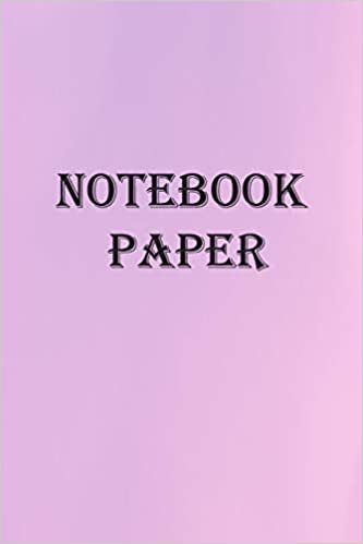تحميل Notebook paper: composition notebook, notebook organizer, 100 Pages, Large (6 x 9 inches)