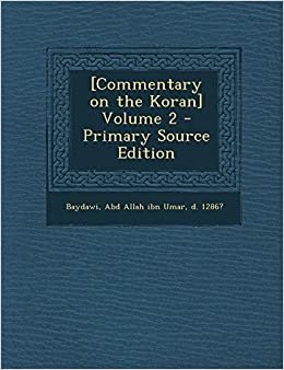 تحميل [Commentary on the Koran] Volume 2