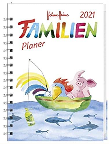 Helme Heine Familienplaner Buch A6 - Kalender 2021