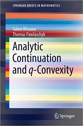 اقرأ Analytic Continuation and q-Convexity الكتاب الاليكتروني 
