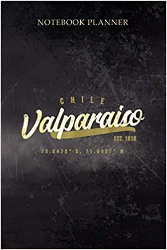 ダウンロード  Notebook Planner Valparaiso Chile Vintage Retro: 114 Pages, Work List, Pretty, Homeschool, Event, Planner, Cute, 6x9 inch 本