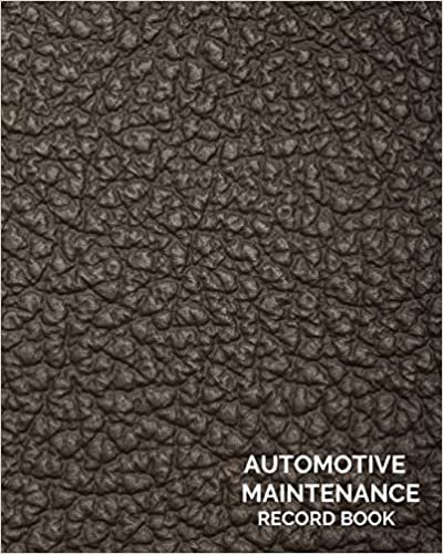 Automotive Maintenance Record Book: Simple Vehicle Maintenance and service log book size 8x10 " 110 page