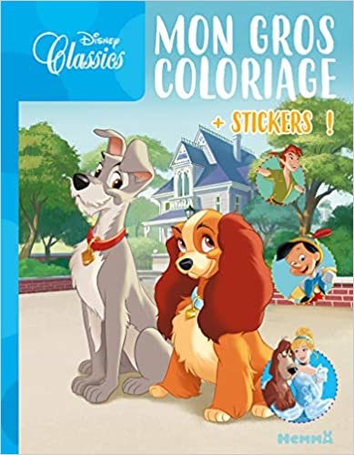 indir Disney Classics - Mon gros coloriage + stickers ! (La Belle et le Clochard)
