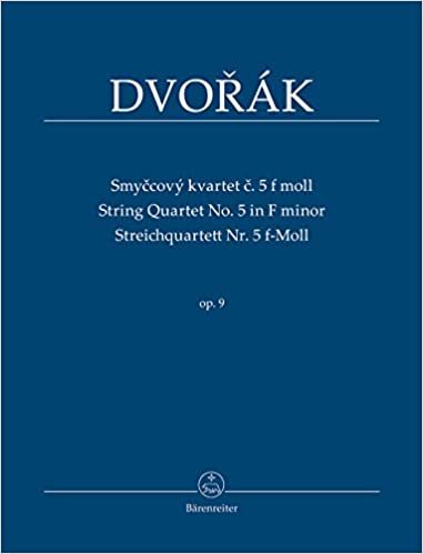 Streichquartett Nr. 5 f-Moll op. 9. Studienpartitur