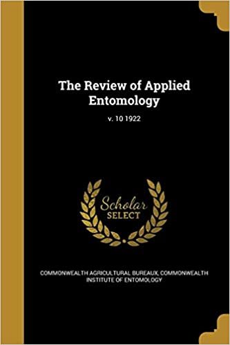 The Review of Applied Entomology; v. 10 1922 indir