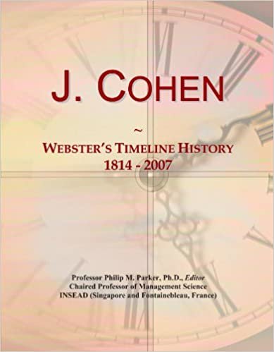 indir J. Cohen: Webster&#39;s Timeline History, 1814 - 2007