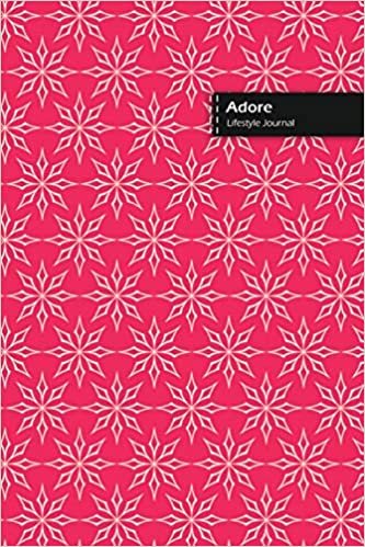 Adore Lifestyle Journal, Blank Write-in Notebook, Dotted Lines, Wide Ruled, Size (A5) 6 x 9 In (Pink) اقرأ