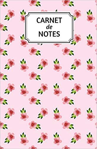 Carnet de notes: Carnet de notes - 160 pages lignées - Petit format - 13,34 cm x 20,32 cm - thème floral