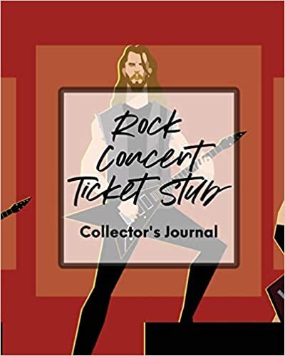 Rock Concert Ticket Stub Collector's Journal: Ticket Stub Diary Collection |  Concert | Movies | Conventions | Keepsake Album indir