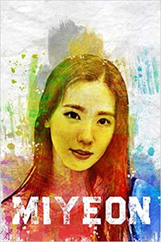 indir Miyeon: (G)I-DLE Member Color Splatter Art 100 Page 6 x 9&quot; Blank Lined Notebook Kpop Neverland Merch Journal Book