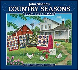 ダウンロード  John Sloane's Country Seasons 2020 Deluxe Wall Calendar 本