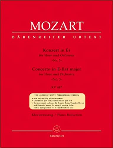 Concerto for Horn No.3 in E-flat major K.447 (Horn & Piano)
