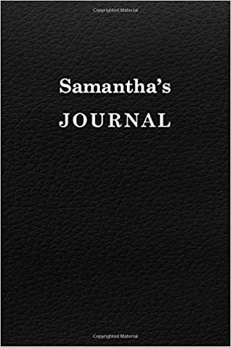 Samantha 's Journal Black Journal University Graduation gift: Lined Notebook / Journal Gift, 120 Pages, 6x9, Soft Cover, Matte Finish indir
