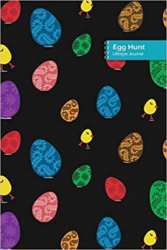 تحميل Egg Hunt Lifestyle Journal, Blank Write-in Notebook, Dotted Lines, Wide Ruled, Size (A5) 6 x 9 In (Black)