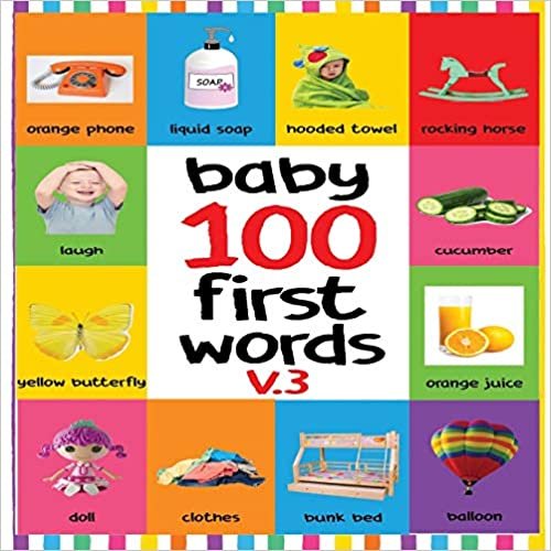 BABY 100 FIRST WORDS V.3: FLASH CARDS IN KINDLE EDITION, BABY FIRST 100 WORD UNDER 6, BABY WORD FLASH CARDS, BABY FIRST WORDS FLASH CARDS indir