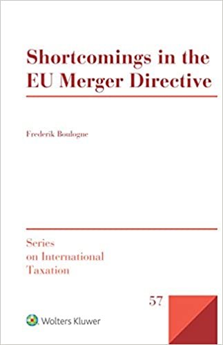 اقرأ shortcomings في الاتحاد الأوروبي merger توجيه (سلسلة على International taxation) الكتاب الاليكتروني 