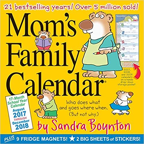 Mom's Family 17-Month 2017-2018 Calendar