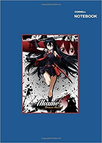 indir Mine Akame Ga Kill cartoon notebook: Cornell notes, 8.27 x 11.69 (International standard for paper A4 size), 110 Pages.