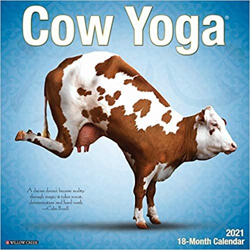 Cow Yoga 2021 Calendar