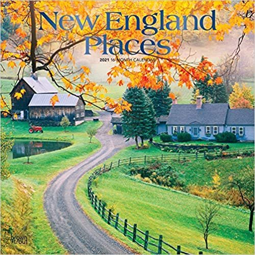New England Places - Neuengland 2021 - 16-Monatskalender: Original BrownTrout-Kalender [Mehrsprachig] [Kalender] (Wall-Kalender) indir