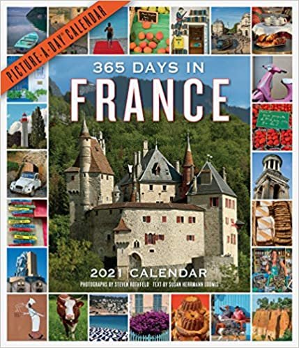 365 Days in France 2021 Calendar
