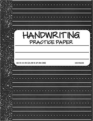 Handwriting Practice Paper: Dotted Mid-lines Uppercase and Lowercase Writing Sheets Notebook For Kids (Kindergarten To 3rd Grade Students)
