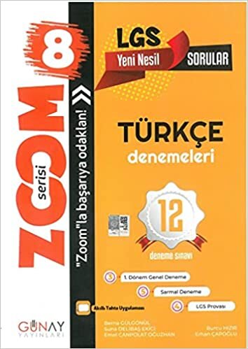 indir Günay 8.Sınıf LGS ZOOM Türkçe 12&#39;li Deneme