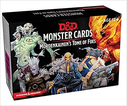 ダウンロード  Dungeons & Dragons Spellbook Cards: Mordenkainen's Tome of Foes (Monster Cards, D&D Accessory) 本