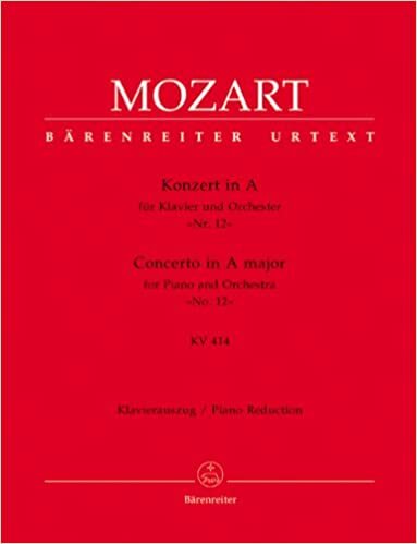 BARENREITER MOZART W.A. - CONCERTO IN A MAJOR N°12 KV 414 - 2 PIANOS Classical sheets Piano indir