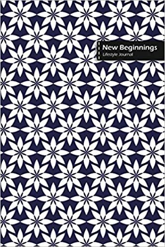 تحميل New Beginnings Lifestyle Journal, Blank Write-in Notebook, Dotted Lines, Wide Ruled, Size (A5) 6 x 9 In (Blue)
