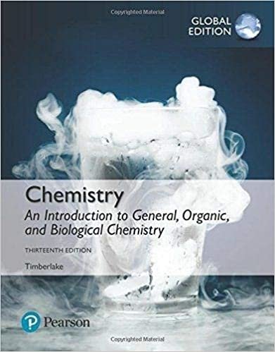 Chemistry - An Introduction to General, Organic, and Biological Chemistry, Global Edition, Ed.13 By Karen C. Timberlake
