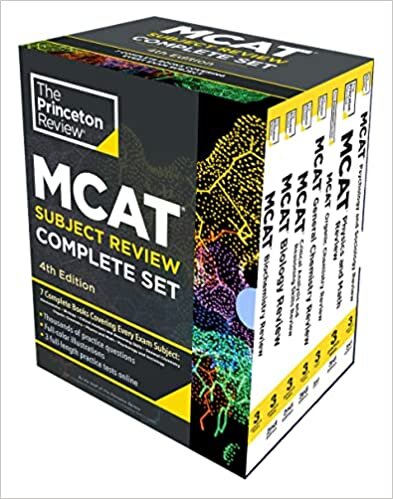Princeton Review MCAT Subject Review Complete Box Set, 4th Edition: 7 Complete Books + 3 Online Practice Tests (Graduate School Test Preparation)