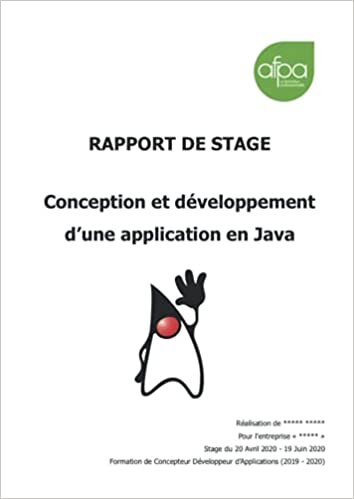 indir Rapport de stage - Conception et développement d’une application en Java: Prenez exemple sur un rapport de stage conforme aux exigences du centre de formation Afpa