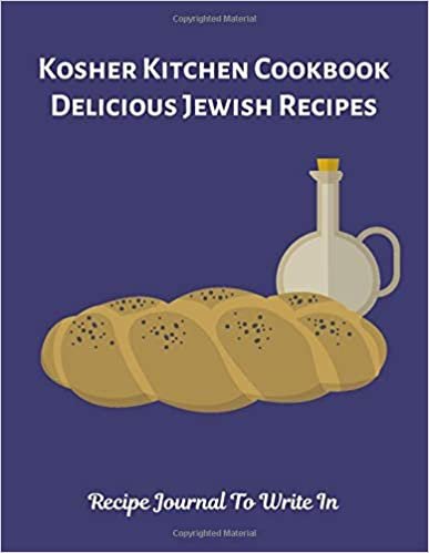 تحميل Kosher Kitchen Cookbook Delicious Jewish Recipes Recipe Journal To Write In: Recipe Book to Write In, Collect Your Favorite Recipes in Your Own Cookbook, 120 - Recipe Journal and Organizer