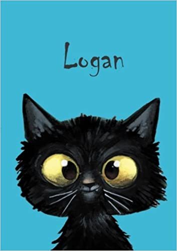 Logan - Coloring Book / Notebook / Diary - DIN A5 - cat – blank indir